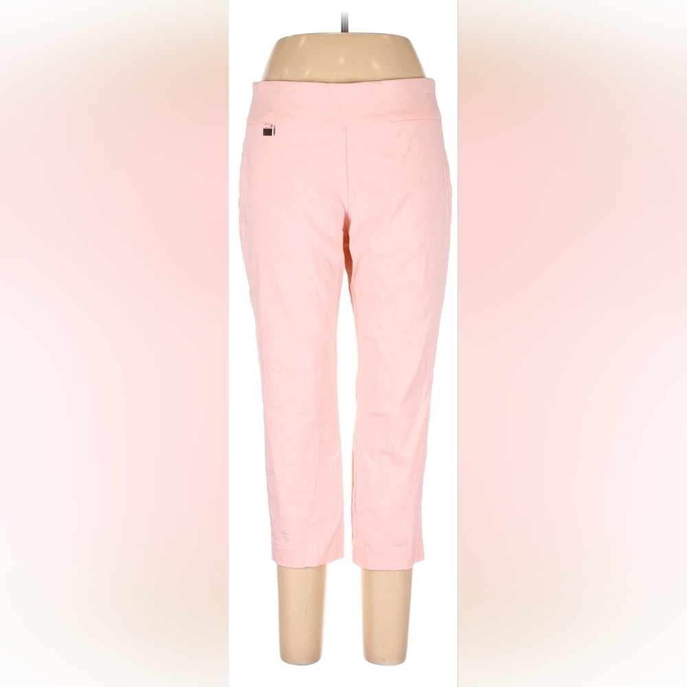 Alfani pink stretch dress pants sz 12 women's rayon comfy cute classy